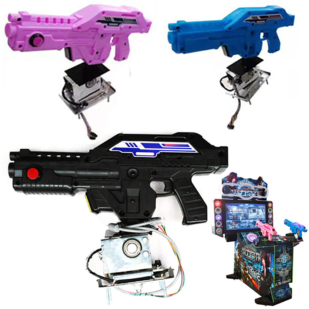Gun Shooting Arcade - Push Button Video simülatörü jetonlu oyun