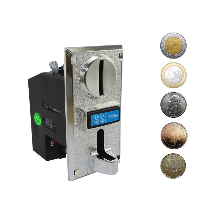 Arcade Game Vending Machine - Çoklu Para Alıcı Elektronik Roll Down