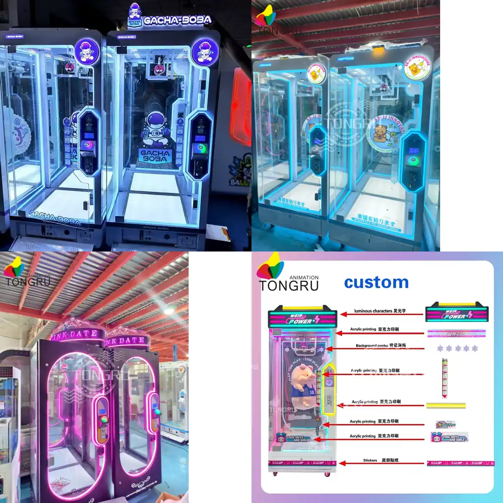 Arcade Prize Vending Machine - Büyük Oyuncak Vinç Halat Kesme Makas