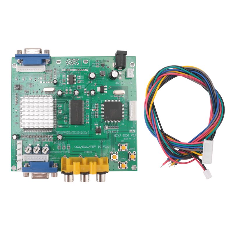Usb Game Board Jamma - ASMA-GBS8200 CGA/EGA/YUV/RGB'den VGA Çıkışına Arcade Jamma