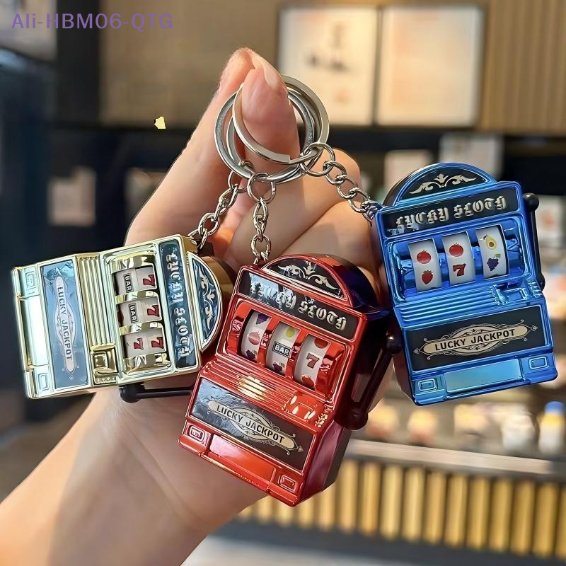 Arcade Game Jackpot - Mini Kumar Makinesi Anahtarlıkları Yaratıcı Arcade