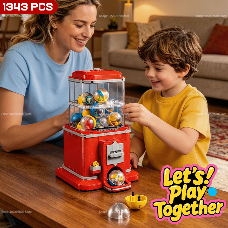 Vending Game - 1343 PCS Otomat Yapı Taşları Seti