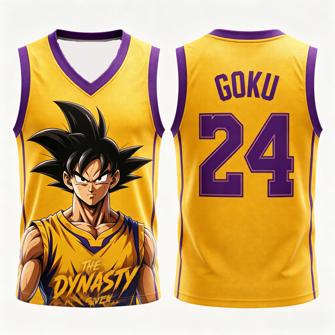 Basketball Arcade Game - Dragon Ball Goku No.24 Basketbol Forması