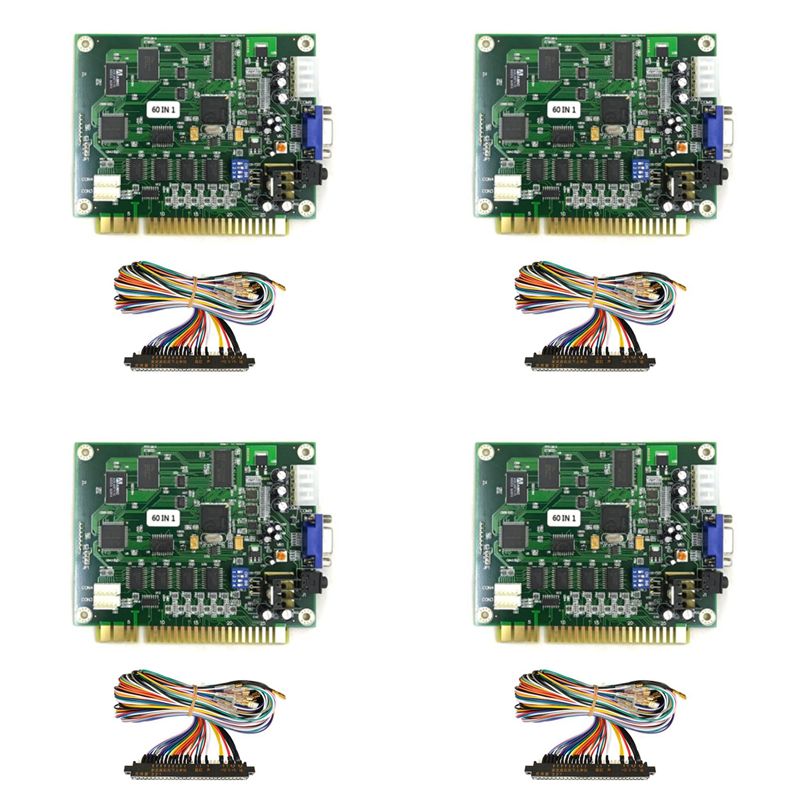 Usb Game Board Jamma - Verimli 4X 60'sı 1 Arada Multicade