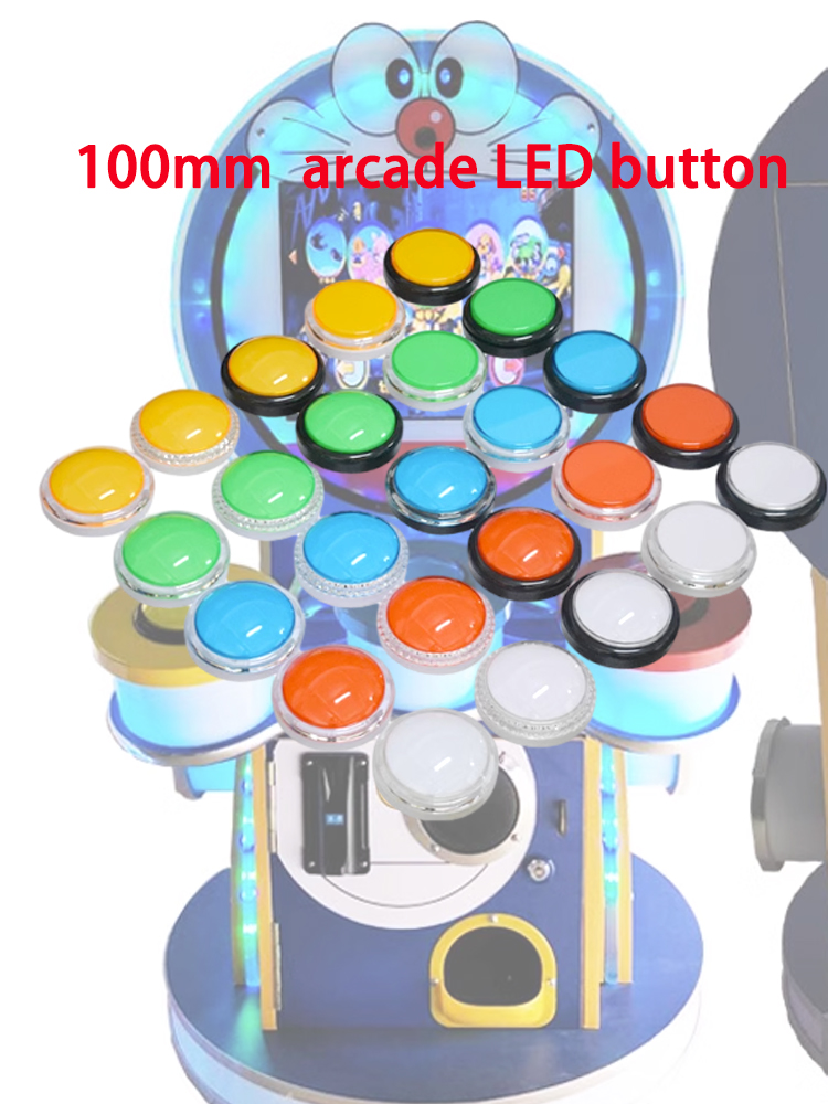 12V Arcade LED Düğmesi 100mm D - Arcade Game Jackpot incelemesi ve fiyatı
