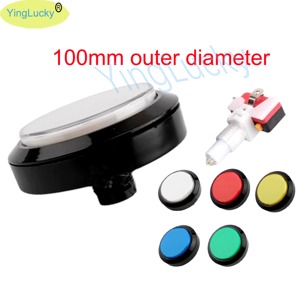 12V Arcade LED Düğmesi 100mm D - Arcade Game Jackpot incelemesi ve fiyatı