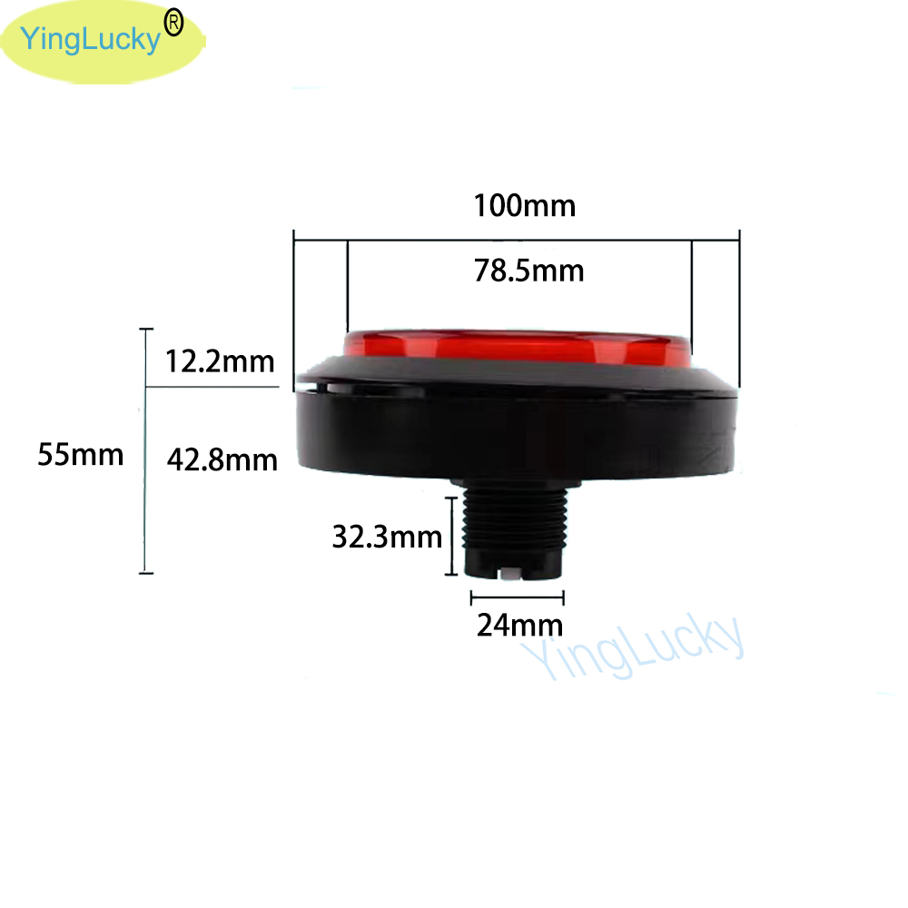 12V Arcade LED Düğmesi 100mm D - Arcade Game Jackpot incelemesi ve fiyatı