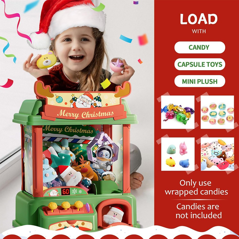 Noel pençe makinesi çocuklar i - Vending Game incelemesi ve fiyatı