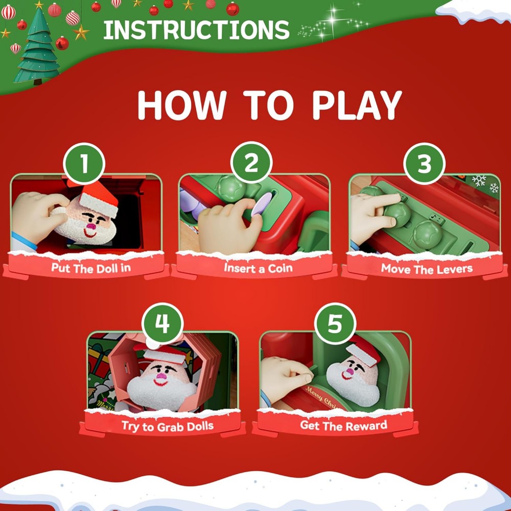 Noel pençe makinesi çocuklar i - Vending Game incelemesi ve fiyatı