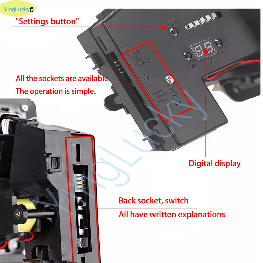 Renkli LED Çoklu Jeton Kabul E - Coin Acceptor Selector incelemesi ve fiyatı