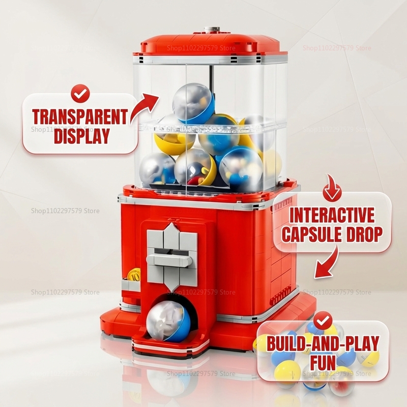 1343 PCS Otomat Yapı Taşları S - Vending Game incelemesi ve fiyatı