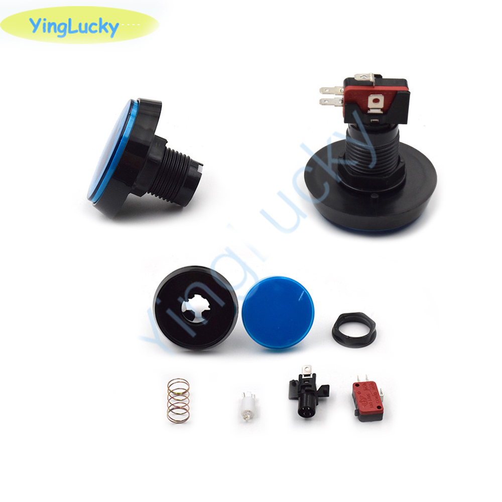 10 adet Arcade düğmesi 60MM LE - Coin Acceptor Selector incelemesi ve fiyatı