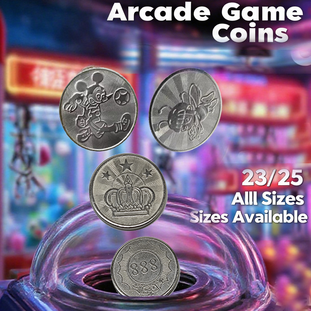 100 adet Paslanmaz Çelik 23/24 - Vending Arcade Games incelemesi ve fiyatı